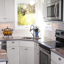 Berwick, Pennsylvania kitchen renovation features CliqStudios Shaker Painted White cabinets