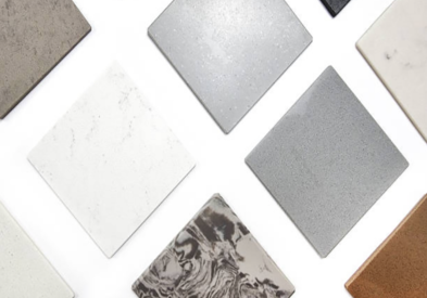 CliqStudios granite and quartz countertop samples