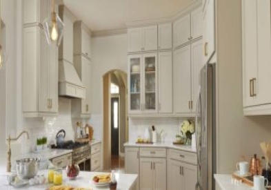 Transitional Gray Kitchen Makes for a Unique and Inviting Space