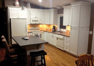 Shaker White Cabinets - Midwest Kitchen Remodel