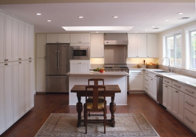 White Shaker Cabinets - Kitchen Design Ideas