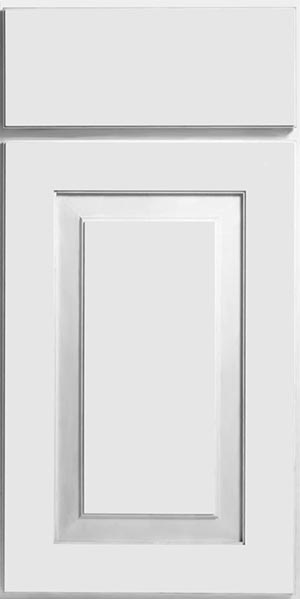 CliqStudios Decorative cabinet in white.