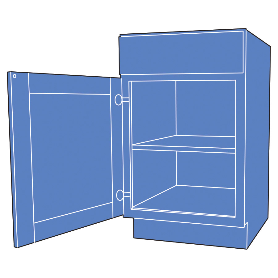 illustration of a fully-assembled quality cabinet