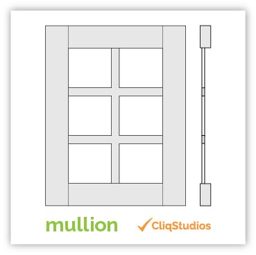 mullion frame door