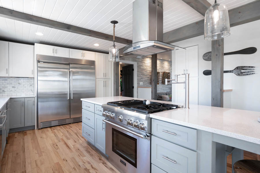 kitchen with stainless steel appliances