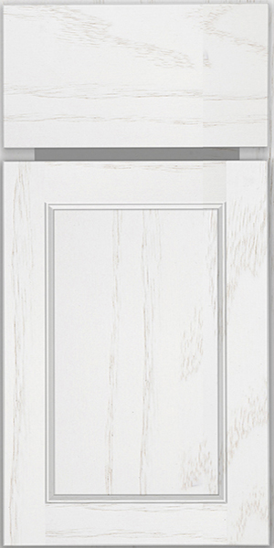 Craftsman Brady Oak Cottage White Sheer