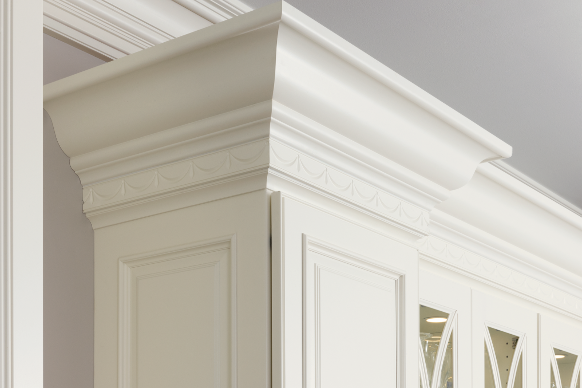 Traditional kitchen cabinet crown molding