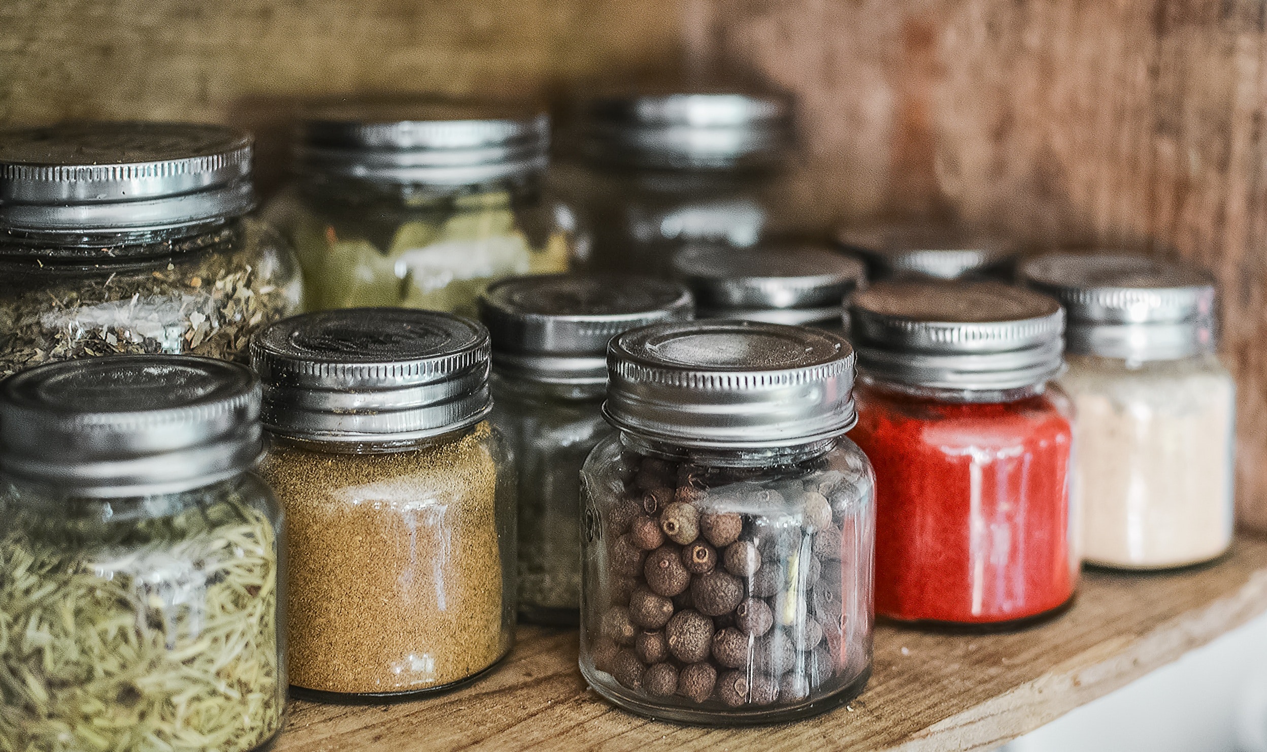 Air-tight food storage jars and decanters