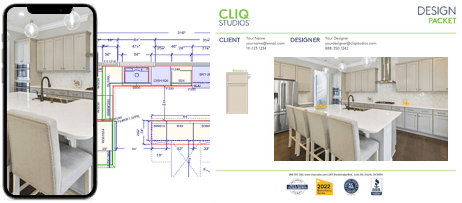 Large shaker kitchen design with island in light beige kitchen cabinets with white countertops and matching tile backsplash