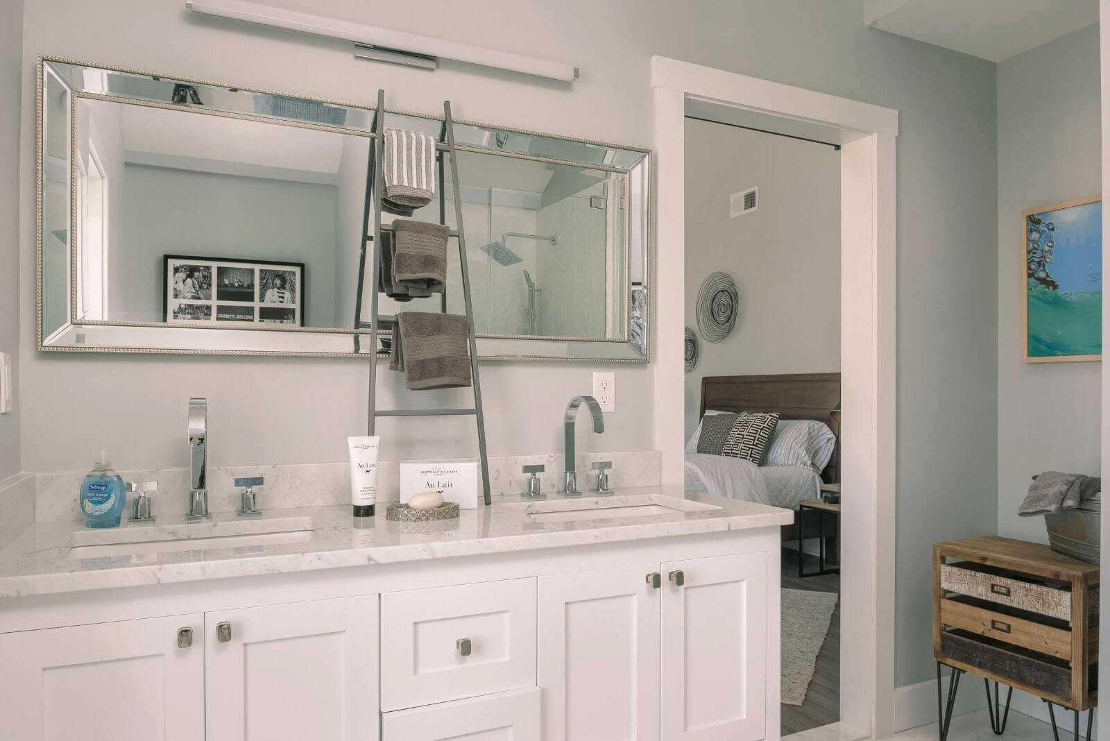 Bright & Airy White Vanity