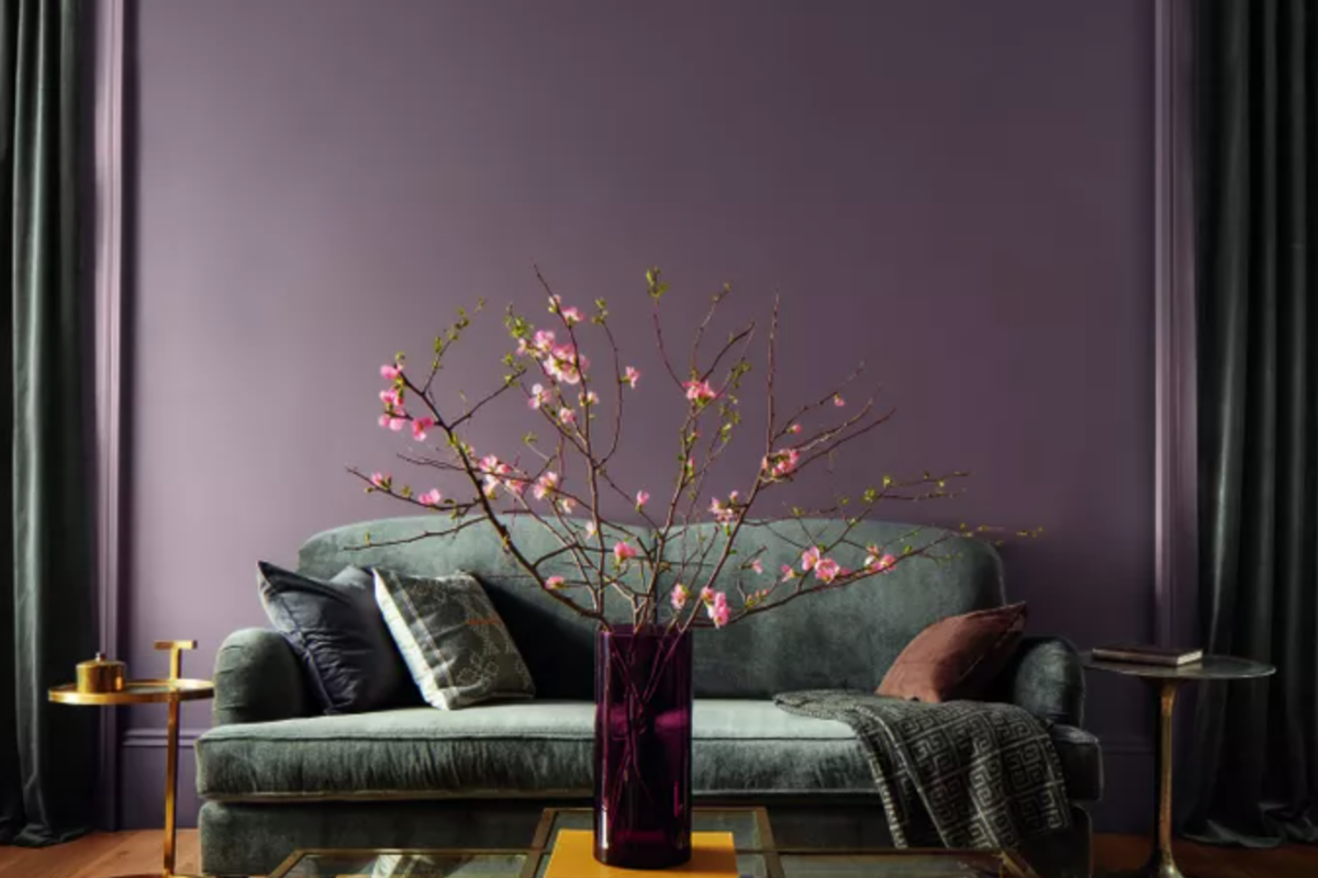 Light plum wall paint for 2025 color of the year