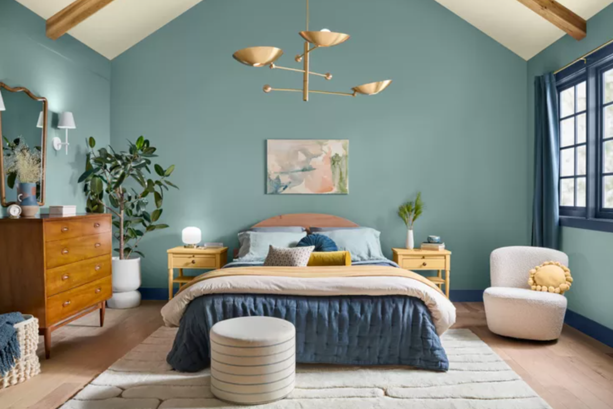 Light blue wall paint for 2025 color of the year