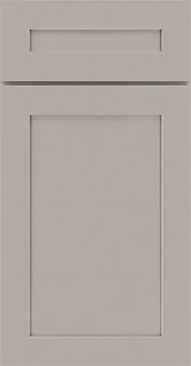 Light gray shaker kitchen cabinet door style