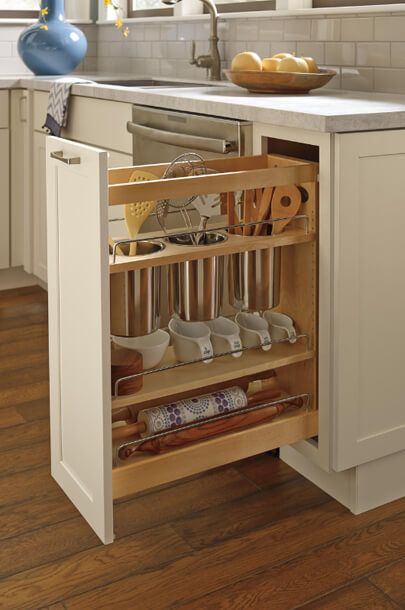 Upgrade your kitchen with spice pull-outs and more.