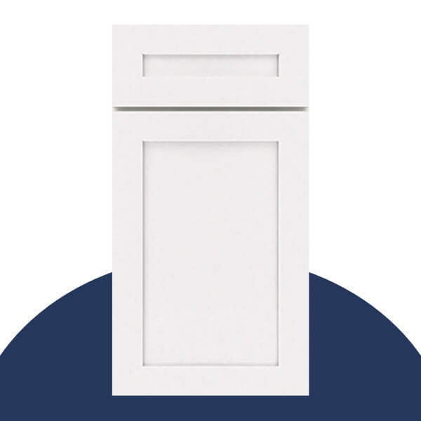 White shaker door style