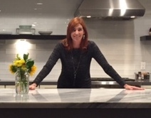 homeowner annette slatic in kitchen of her contemporary craftsman home in san diego california