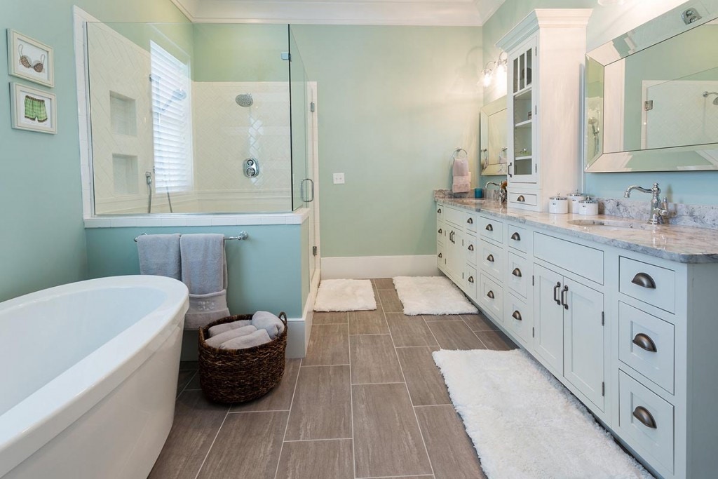 White inset bathroom vanity cabinets