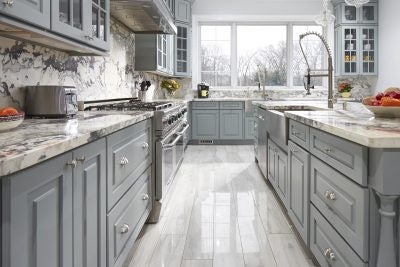 Galley view of Emanuel kitchen design