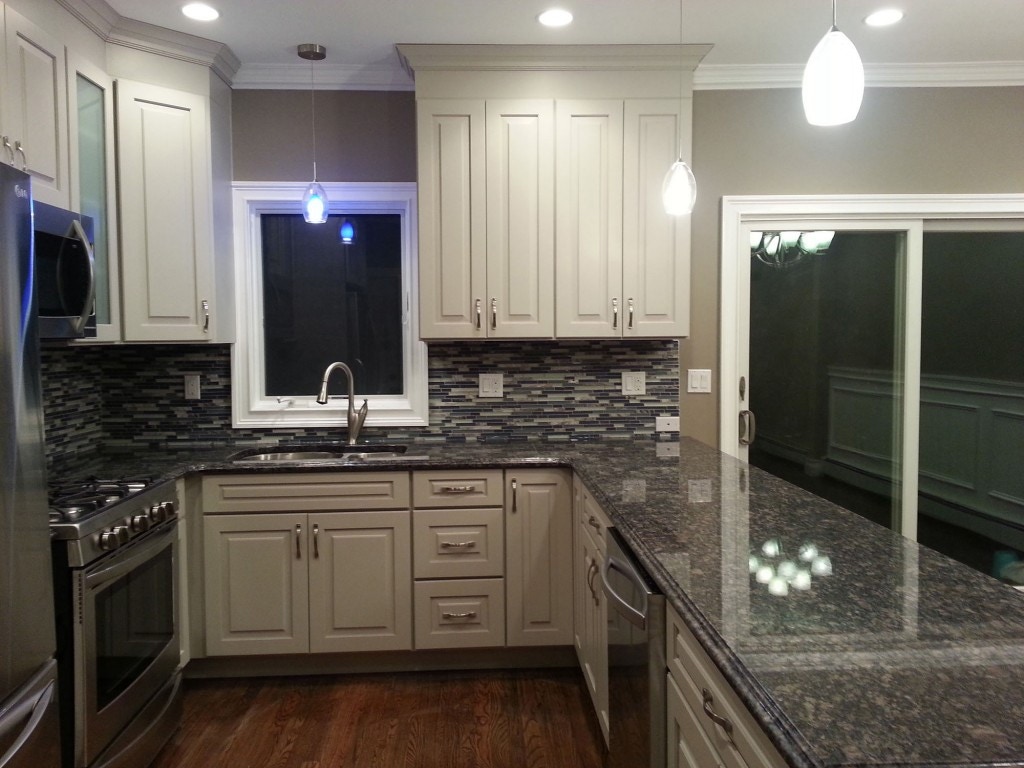 Centereach New York kitchen renovation features CliqStudios Decorative Painted White cabinets