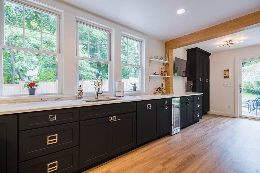 A Westchester kitchen opens up with the help of Sweeten, a free service that matches renovators with the best general contractor