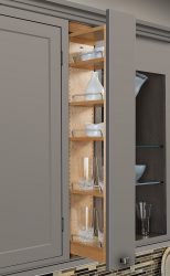 Pull-Out Spice Rack Wall Cabinet